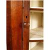 Image 2 : A CHERRYWOOD GLAZED DOOR CORNER CABINET