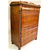 Image 2 : AN EMPIRE HIGHLY FIGURED MAHOGANY SECRE