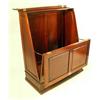 Image 2 : A CANTED AND PANELED MAHOGANY DISPLAY C
