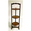 Image 2 : A FISH DECORATED MAHOGANY THREE TIERED 
