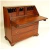 Image 2 : A CHIPPENDALE FIGURED CHERRYWOOD SLANT 