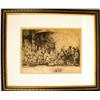 Image 1 : A FRAMED ENGRAVING