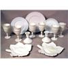 Image 1 : A LARGE GROUP OF MILK GLASS TABLE ARTIC