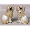 Image 1 : A PAIR OF STAFFORDSHIRE DOGS