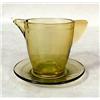 Image 3 : AN AMBER GLASS CHILDREN`S PARTIAL TEA S