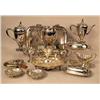 Image 1 : A LARGE COLLECTION OF SILVER PLATED SER