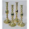 Image 1 : TWO PAIRS OF CAST BRASS ECCLESIASTICAL 