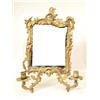 Image 2 : A PAIR OF ROCOCO STYLE CAST BRASS TWO L