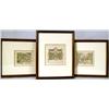Image 1 : A GROUP OF THREE FRAMED ENGRAVINGS