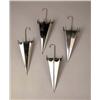 Image 1 : FOUR STAINLESS STEEL UMBRELLA FORM WALL