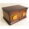 Image 1 : A PINE AND MAPLE ONE DRAWER DOCUMENT BO