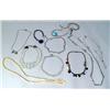 Image 1 : A GROUP OF COSTUME JEWELRY NECKLACES