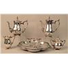 Image 1 : A SILVER PLATED TEA AND COFFEE SERVICE