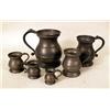 Image 3 : A MISCELLANEOUS GROUP OF PEWTER TABLE A