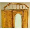 Image 2 : A VICTORIAN BAMBOO AND RATTAN MIRRORED 