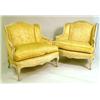 Image 1 : A PAIR OF LOUIS XV STYLE CARVED AND WHI