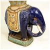Image 2 : A POLYCHROME DECORATED FIGURAL ELEPHANT