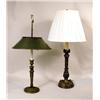 Image 1 : A FIGURAL PATINATED METAL TABLE LAMP WI