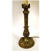 Image 2 : A FIGURAL PATINATED METAL TABLE LAMP WI