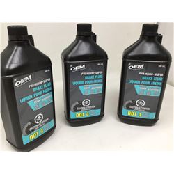 OEM Premium Brake Fluid (3 x 946ml)(