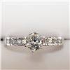 Image 1 : 10k Diamond (0.76ct) Ring - Retailer Replacement Value - $3509
