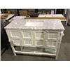Image 1 : 48" Single Marble Top Vanity - Model: 713048 (Freight Claim) minimal damage