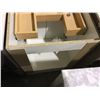 Image 3 : White Wooden Vanity (Freight Damage) no sink