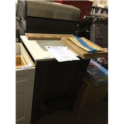 NEW Glacier Bay 24" Vanity - Model: HC24BLVJ - cracked sink top