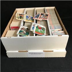 1988 1989 1990 FLEER BASEBALL CARD LOT (APPROX 3200 CARDS)