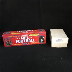 1990 SCORE FOOTBALL/ 1989-90 OPC HOCKEY TRADING CARD SETS