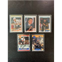 AUTOGRAPHED HOCKEY CARD
