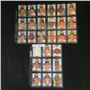 Image 1 : 1987 DONRUSS DIAMOND KINGS COMPLETE BASEBALL CARD SET #1-27