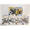 Image 1 : LOT OF 6 ASSORTED FUNKO POPS; GAMES VARIETY PACK