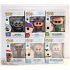 Image 1 : LOT OF 6 ASSORTED FUNKO POPS;  SOUTH PARK  PACK