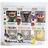 Image 1 : LOT OF 6 ASSORTED FUNKO POPS;  VARIETY  PACK