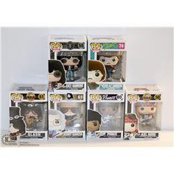 LOT OF 6 ASSORTED FUNKO POPS; ROCKS VARIETY  PACK