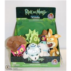 ASSORTED 9PC GALLACTIC PLUSHIES RICK & MORTY