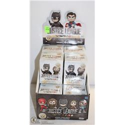 PK OF 10 FUNKO MYSTERY MINI FIGURINES; JUSTICE