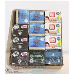 PK OF 12  FUNKO MYSTERY MINI FIGURINES; ASSORTED