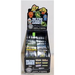 PK OF 4 FUNKO MYSTERY MINI FIGURINES; RETRO VIDEO