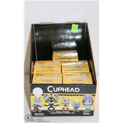 PK OF 5 FUNKO MYSTERY MINI FIGURINES; CUPHEAD