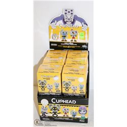 PK OF 12 FUNKO MYSTERY MINI FIGURINES; CUPHEAD