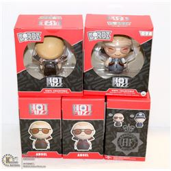 5PK OF DORBZ HOT FUZZ FIGURINES