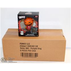 6PK OF DORBZ FIGURINES; PUMPKIN KING