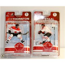 2PK TEAM CANADA THORTON & STAAL HOCKEY FIGURINES