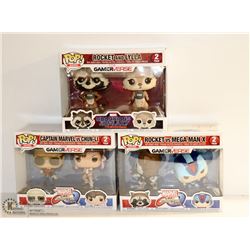 BUNDLE OF 3 MARVEL GAMERVERSE 2PC FUNKO POP