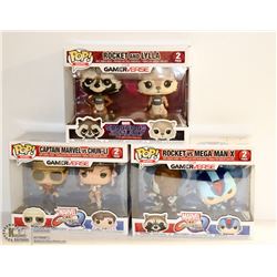 BUNDLE OF 3 MARVEL GAMERVERSE 2PC FUNKO POP