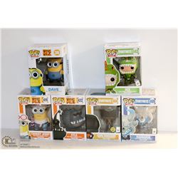 6PK OF ASSORTED FUNKO POPS; VARIETY PACK