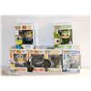 Image 1 : 6PK OF ASSORTED FUNKO POPS; VARIETY PACK