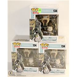 3PK OF FUNKO POP FIGURINES; TITANFALL 2